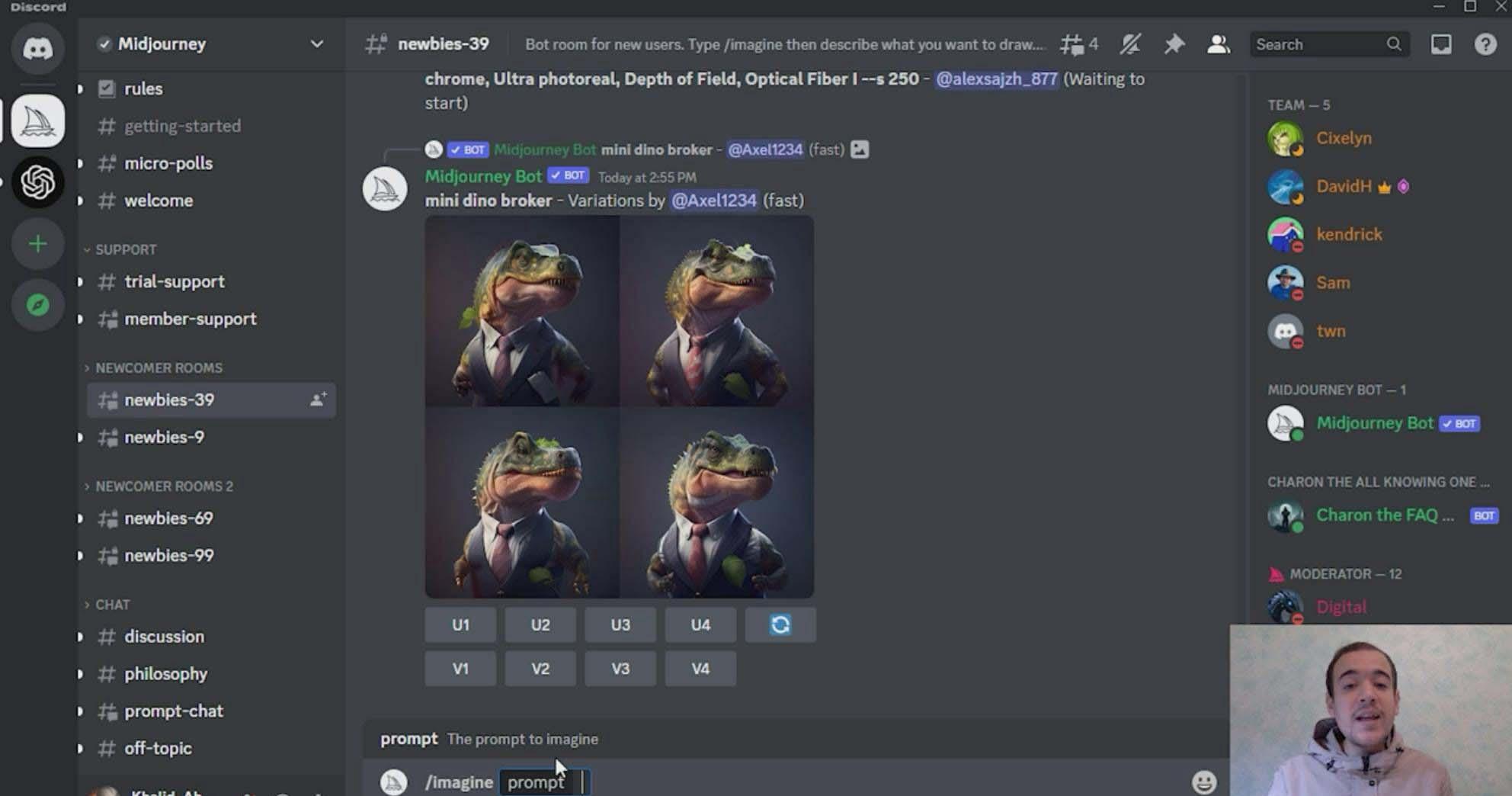 Midjourney 精通教程-使用Midjourney AI创建美丽艺术图像-36节课-中英字幕-第2张图片-我要自学网