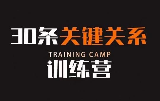 30条关键关系训练营,你关系最近的5个人决定你的财富水平-第1张图片-我要自学网 30条关键关系训练营,你关系最近的5个人决定你的财富水平-第1张图片-我要自学网