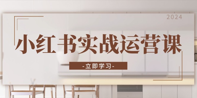 小红书实战运营课：从开通店铺到直播话术，打造爆款笔记与高效直播-第1张图片-我要自学网