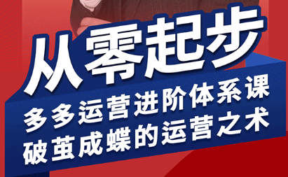 海神·拼多多运营进阶系统课(更新8月)-第1张图片-我要自学网 海神·拼多多运营进阶系统课(更新8月)-第1张图片-我要自学网