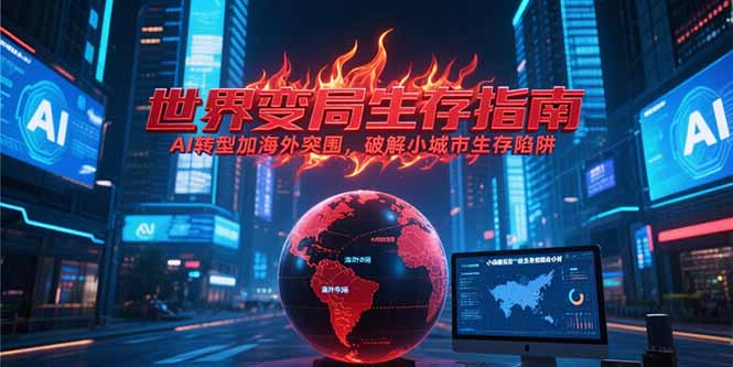 付费文章《世界变局生存指南，AI转型加海外突围，破解小城市生存陷阱》-第1张图片-我要自学网