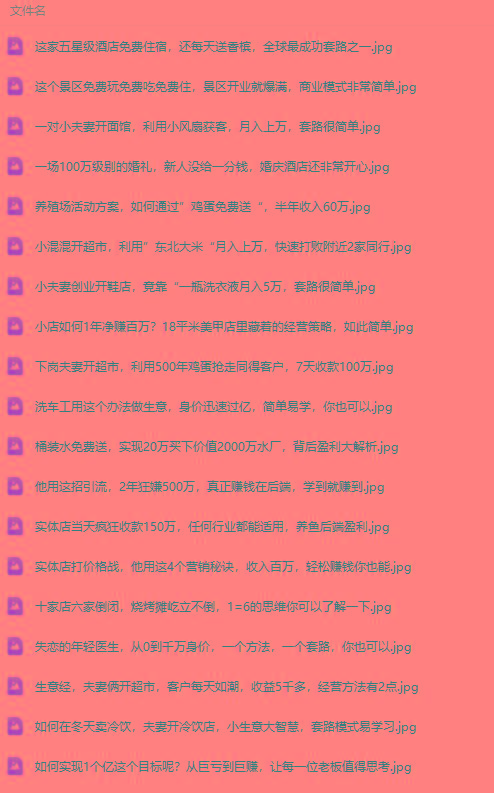 (9607期)真实有效391套商业模式，年入几十到几百万案例解析(电子书+视频+图文)-第4张图片-我要自学网