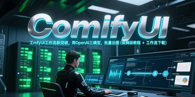 ComfyUI工作流新突破，用OpenAI三模型，批量出图(保姆级教程+工作流下载-第1张图片-我要自学网