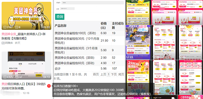 美团神券/神会员_入门级教程，外卖券膨胀推广项目【蓝海市场攻略】-第2张图片-我要自学网