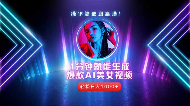 2025年最强副业：用AI做短视频，从零开始打造爆款账号！-第1张图片-我要自学网