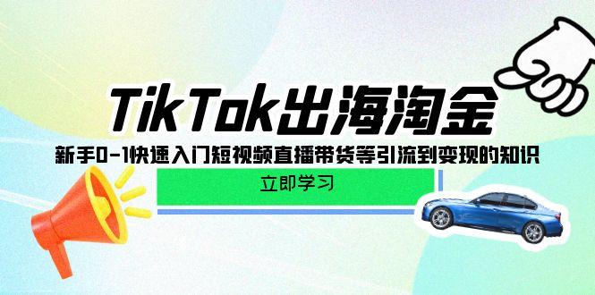 (10035期)TikTok-出海淘金,新手0-1快速入门短视频直播带货等引流到变现的知识-第1张图片-我要自学网 (10035期)TikTok-出海淘金,新手0-1快速入门短视频直播带货等引流到变现的知识-第1张图片-我要自学网
