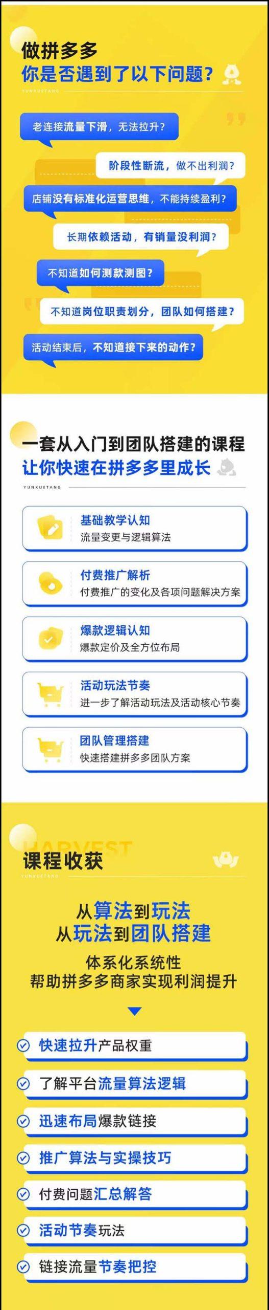 拼多多·进阶课：极限拉升/盈利突破：从算法到玩法 从玩法到团队搭建-18节-第2张图片-我要自学网