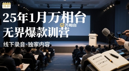 25年1月万相台无界爆款特训营线下录音-第1张图片-我要自学网