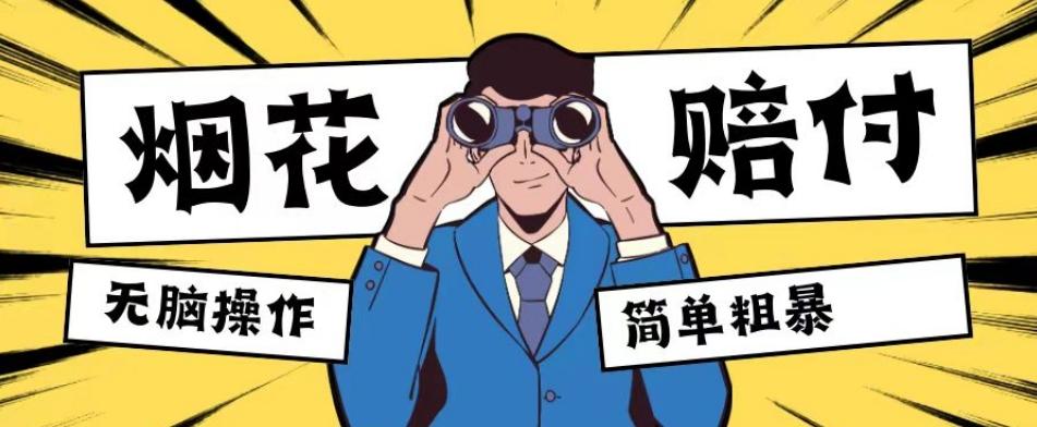 最新蓝海玩法，烟花爆竹赔付，单订单赔付200-500无脑操作【仅揭秘】-第1张图片-我要自学网