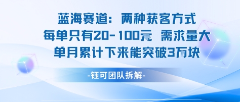 蓝海赛道:需求量大 单月累计下来能突破3W-第1张图片-我要自学网 蓝海赛道:需求量大 单月累计下来能突破3W-第1张图片-我要自学网