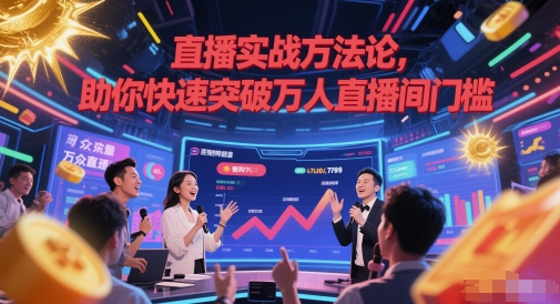 直播实战方法论，助你快速突破万人直播间门槛-第1张图片-我要自学网