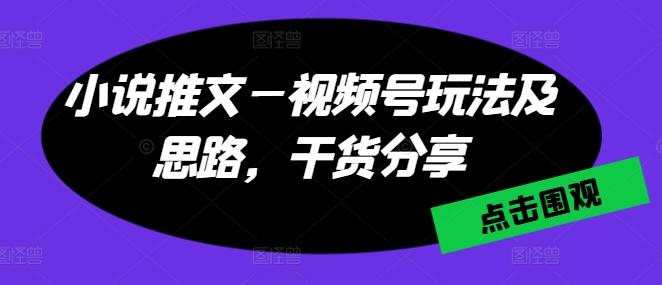 小说推文—视频号玩法及思路,干货分享-第1张图片-我要自学网 小说推文—视频号玩法及思路,干货分享-第1张图片-我要自学网
