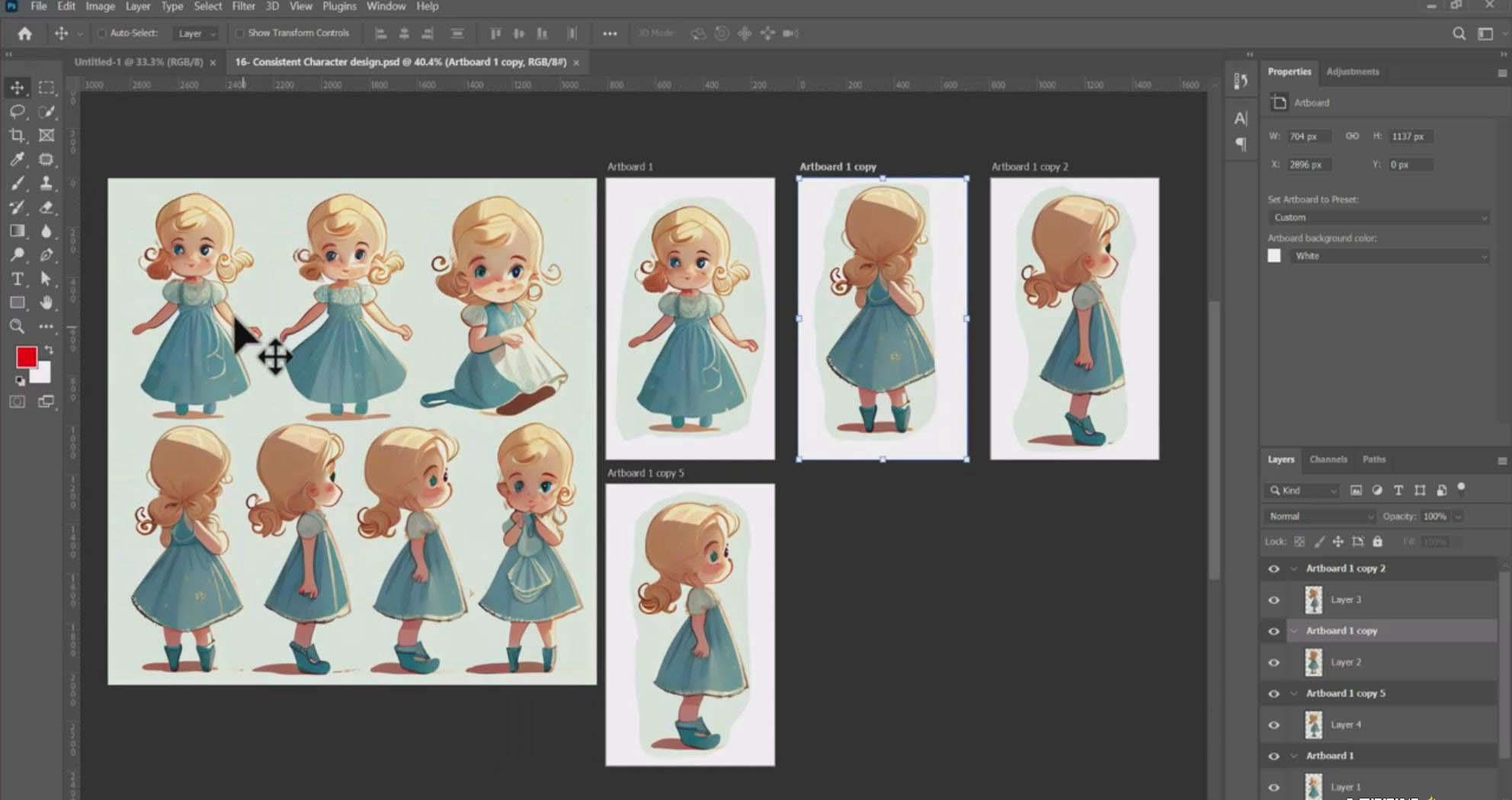 掌握 MidJourney V5 AI + ChatGPT创建一致的角色设计图像-22节课-中英字幕-第8张图片-我要自学网