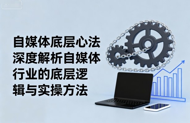 自媒体底层心法，深度解析自媒体行业的底层逻辑与实操方法-第1张图片-我要自学网