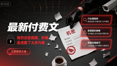 最新付费文:我的这些提醒,的确是透露了太多内幕-第1张图片-我要自学网 最新付费文:我的这些提醒,的确是透露了太多内幕-第1张图片-我要自学网