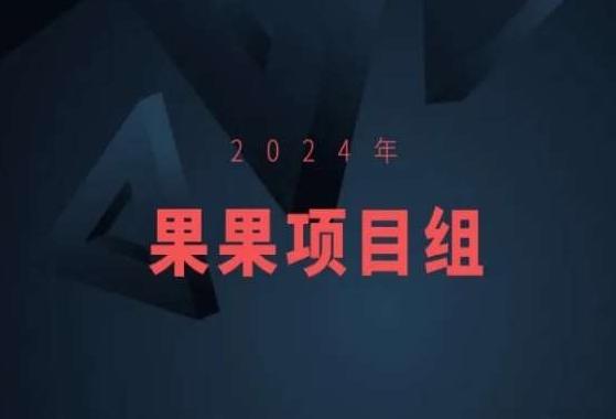 2024年果果项目组项目合集-果果最新项目-第1张图片-我要自学网