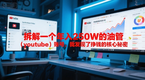 付费文章:拆解一个年入250W的油管(youtube)账号,我发现了挣钱的核心秘密-第1张图片-我要自学网 付费文章:拆解一个年入250W的油管(youtube)账号,我发现了挣钱的核心秘密-第1张图片-我要自学网