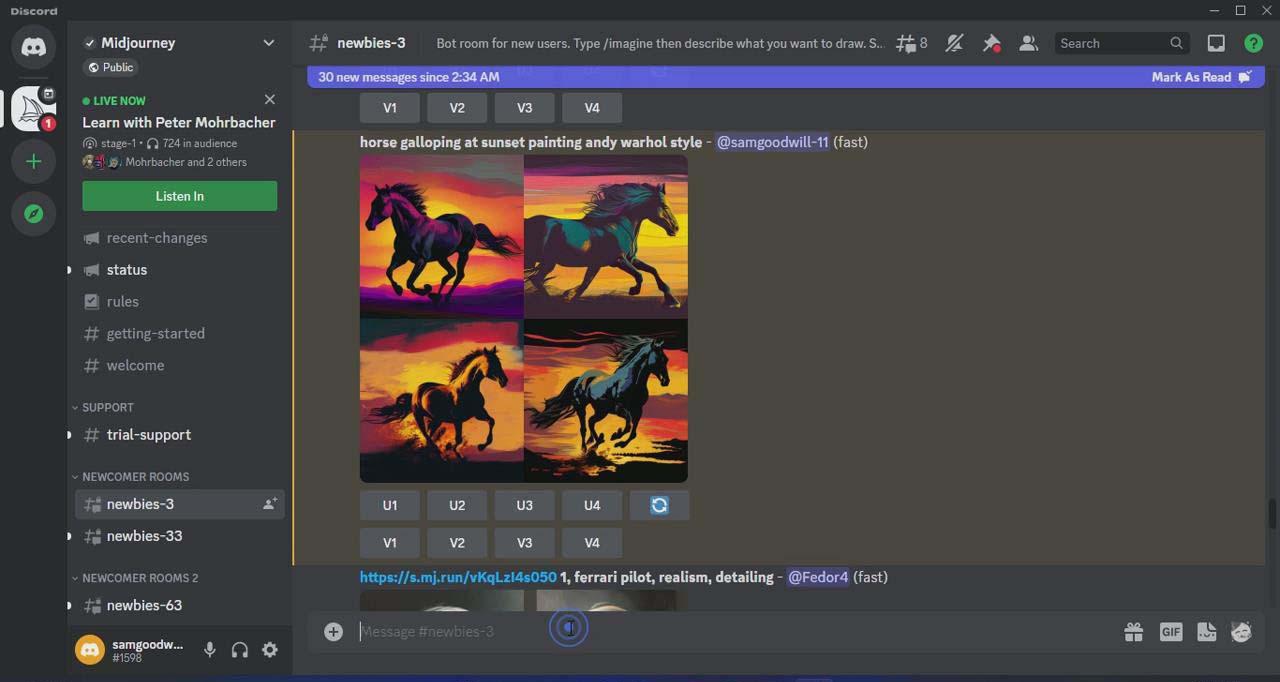 (9643期)Midjourney AI人工智能艺术图片从入门到高级创作教程-34节课-中英字幕-第6张图片-我要自学网