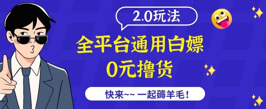 外面收费2980的全平台通用白嫖撸货项目2.0玩法【仅揭秘】-第1张图片-我要自学网