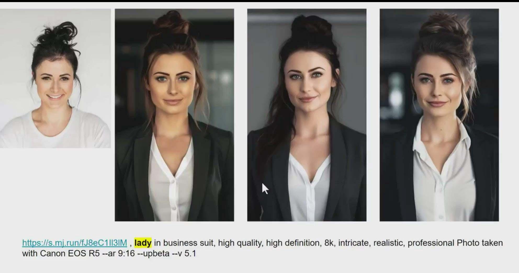 (9312期)Midjourney v5 ChatGPT 和 Bard AI人工智能人像摄影大师班-15节-中英字幕-第8张图片-我要自学网