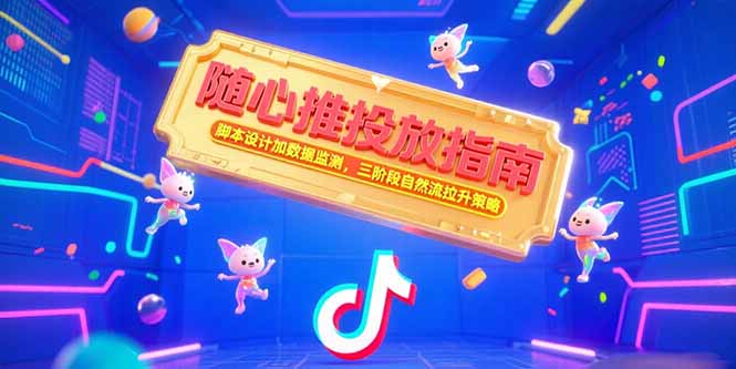 随心推投放指南,脚本设计加数据监测,三阶段自然流拉升策略-第1张图片-我要自学网 随心推投放指南,脚本设计加数据监测,三阶段自然流拉升策略-第1张图片-我要自学网