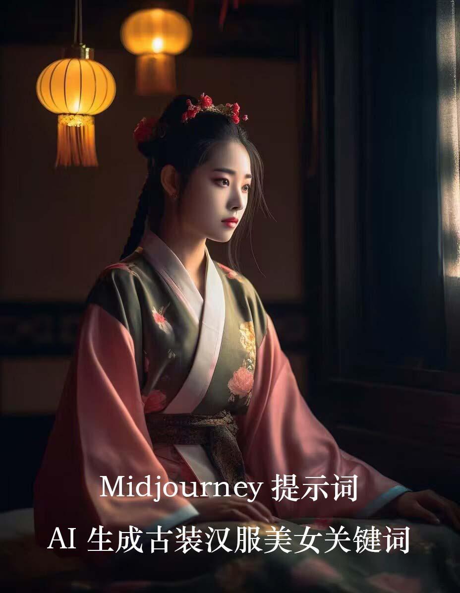 Midjourney关键词-AI生成中国风古装汉服美女人像提示关键词-第1张图片-我要自学网