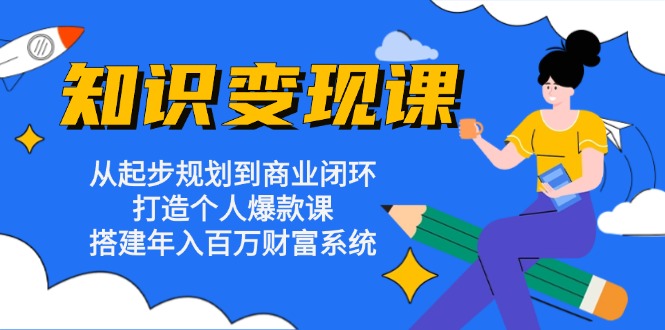 知识变现课:从起步规划到商业闭环 打造个人爆款课 搭建年入百万财富系统-第1张图片-我要自学网 知识变现课:从起步规划到商业闭环 打造个人爆款课 搭建年入百万财富系统-第1张图片-我要自学网