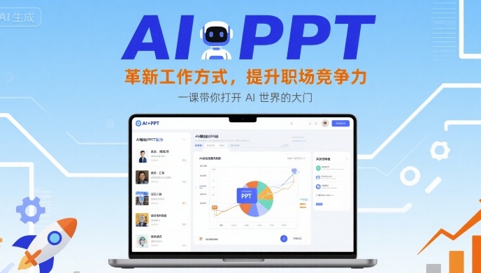 AI+PPT:革新工作方式,提升职场竞争力,一课带你打开 AI 世界的大门-第1张图片-我要自学网 AI+PPT:革新工作方式,提升职场竞争力,一课带你打开 AI 世界的大门-第1张图片-我要自学网