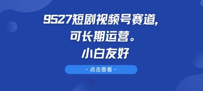 9527短剧视频号赛道，可长期运营，小白友好【揭秘】-第1张图片-我要自学网