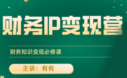 有有老师·财务IP变现营,财务知识变现必修课-第1张图片-我要自学网 有有老师·财务IP变现营,财务知识变现必修课-第1张图片-我要自学网