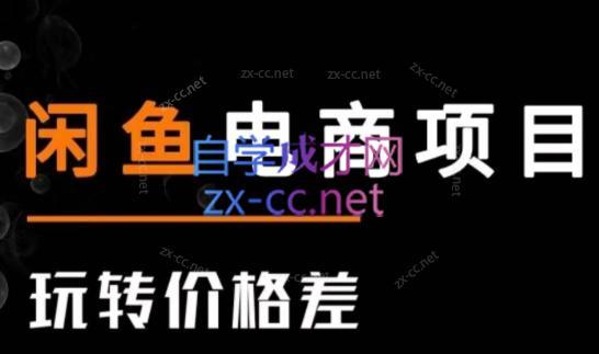 亿创繁星·闲鱼电商项目(玩转价格差)-第1张图片-我要自学网 亿创繁星·闲鱼电商项目(玩转价格差)-第1张图片-我要自学网