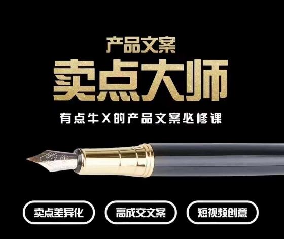 产品文案【卖点大师】高转化电商,有点牛X的产品文案必修课-第1张图片-我要自学网 产品文案【卖点大师】高转化电商,有点牛X的产品文案必修课-第1张图片-我要自学网