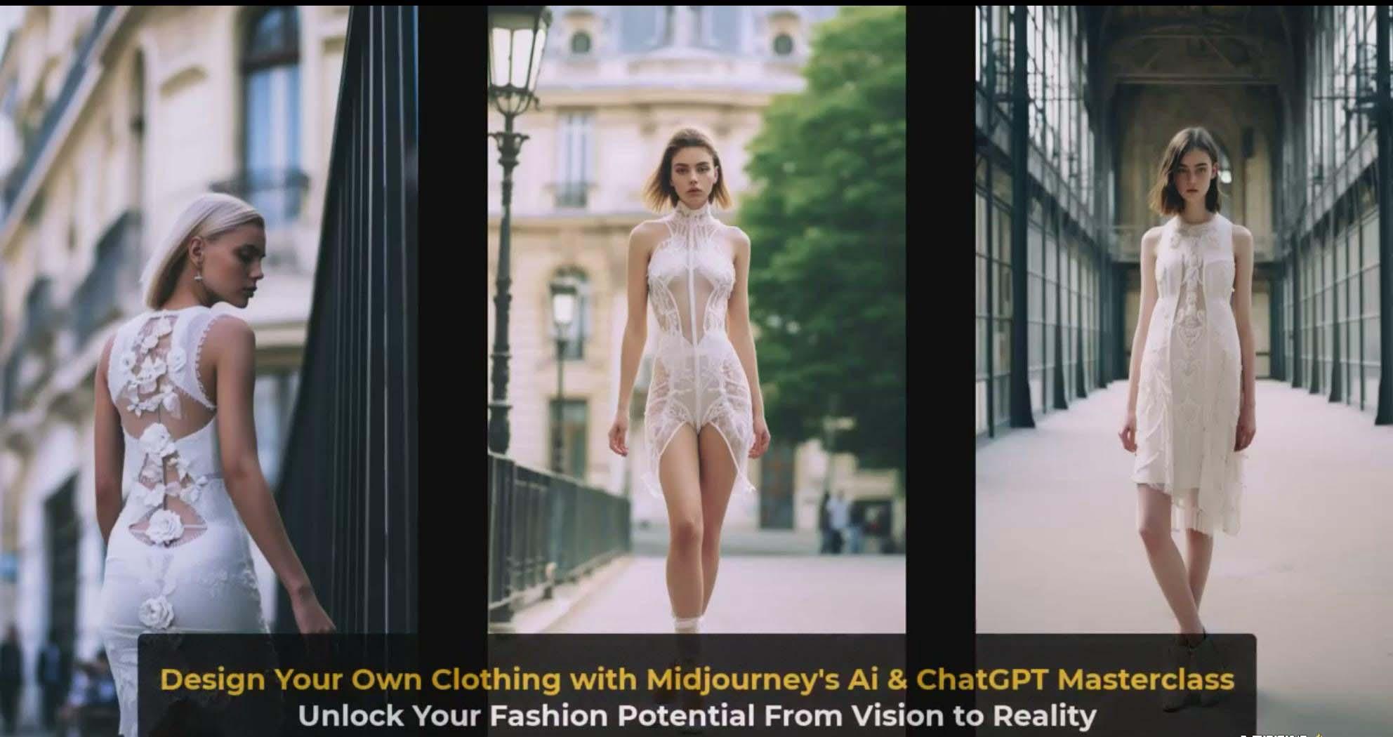 利用 Midjourneys Ai 人工智能设计自己的服装AI大师班-10节课-中英字幕-第6张图片-我要自学网