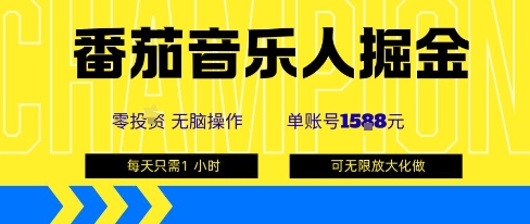 番茄音乐人掘金,单账号最高可撸1k+,可无限矩阵去做,零投入-第1张图片-我要自学网 番茄音乐人掘金,单账号最高可撸1k+,可无限矩阵去做,零投入-第1张图片-我要自学网