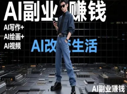 AI改变生活(Ai写作+AI绘画+Ai视频),AI副业挣钱-第1张图片-我要自学网 AI改变生活(Ai写作+AI绘画+Ai视频),AI副业挣钱-第1张图片-我要自学网