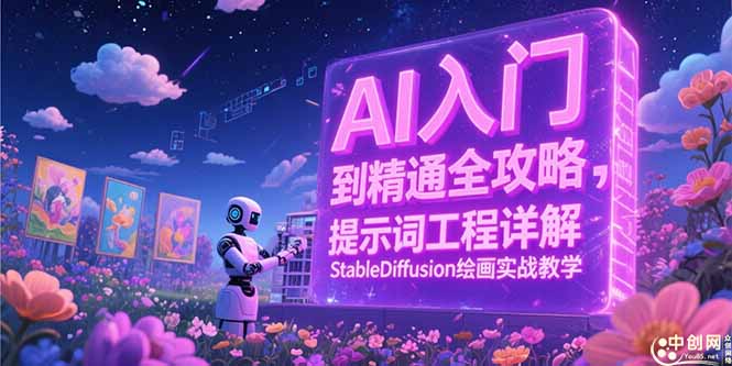 AI入门到精通全攻略,提示词工程详解,StableDiffusion绘画实战教学-第1张图片-我要自学网 AI入门到精通全攻略,提示词工程详解,StableDiffusion绘画实战教学-第1张图片-我要自学网