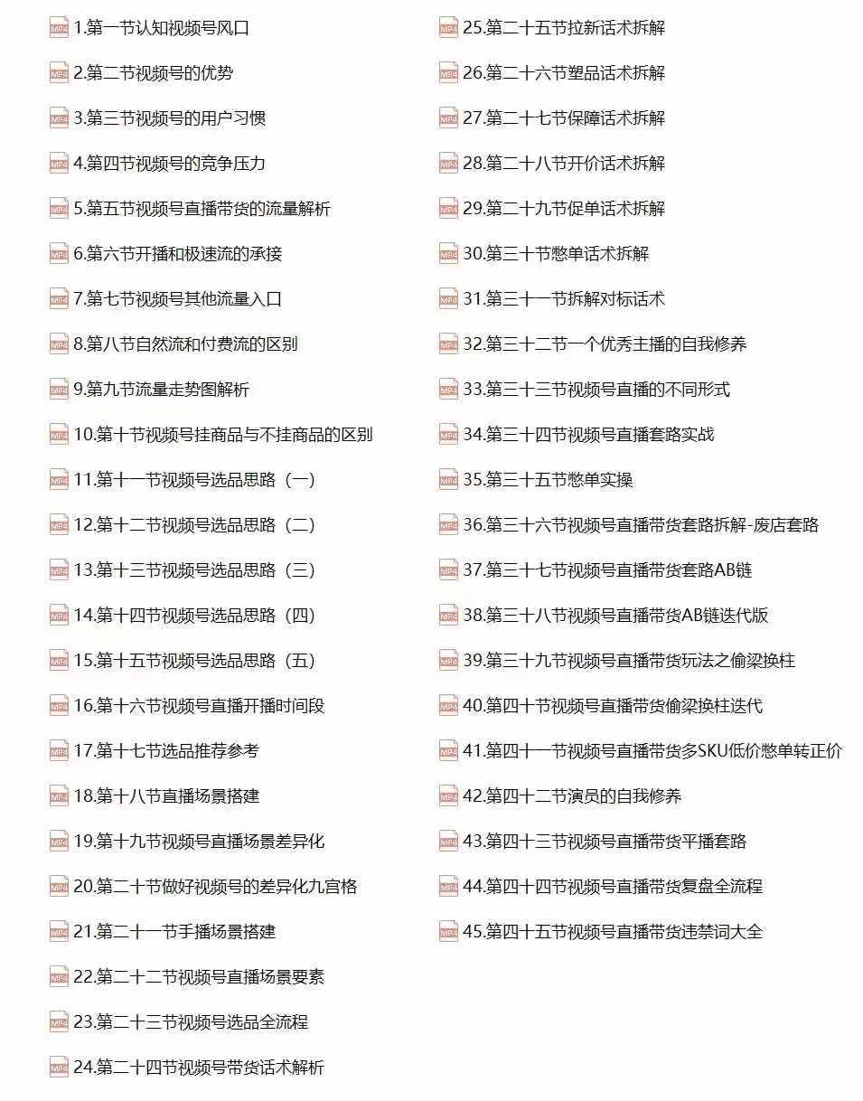 视频号直播带货教程：选品思路与话术拆解/掌握多种带货套路/提升直播效果-第2张图片-我要自学网
