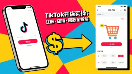 TikTok从开店到投流的进阶课，从基础实操到高阶技巧一网打尽-第1张图片-我要自学网
