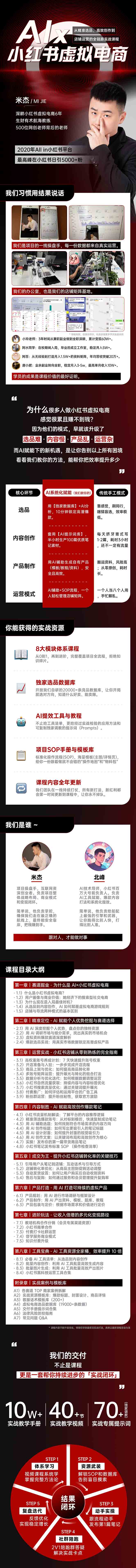 单号月收3w+，小红书低成本搞钱课《AI×小红书虚拟电商》全套-第2张图片-我要自学网