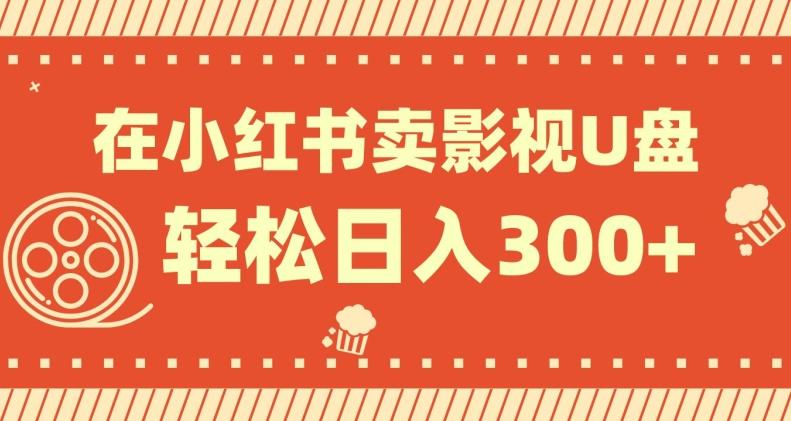 在小红书上卖影视U盘，轻松日入300+，操作简单，小白可轻松上手-第1张图片-我要自学网