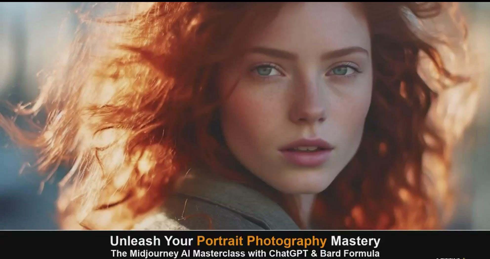 (9312期)Midjourney v5 ChatGPT 和 Bard AI人工智能人像摄影大师班-15节-中英字幕-第3张图片-我要自学网