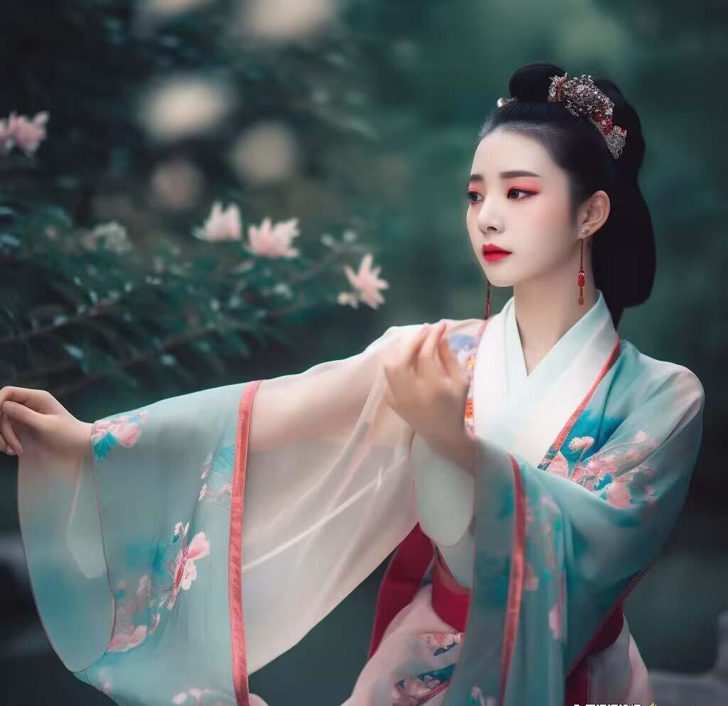 Midjourney关键词-AI生成中国风古装汉服美女人像提示关键词-第2张图片-我要自学网