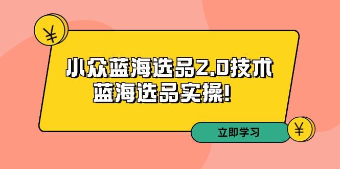 拼多多培训第33期:小众蓝海选品2.0技术-蓝海选品实操!-第1张图片-我要自学网 拼多多培训第33期:小众蓝海选品2.0技术-蓝海选品实操!-第1张图片-我要自学网