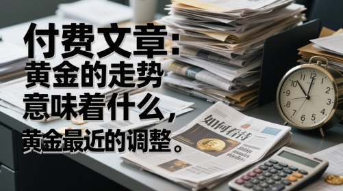 付费文章:黄金的走势意味着什么,如何看待黄金最近的调整-第1张图片-我要自学网 付费文章:黄金的走势意味着什么,如何看待黄金最近的调整-第1张图片-我要自学网