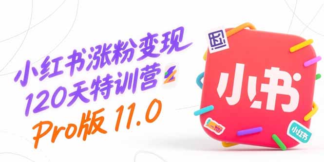 小红书涨粉变现120天特训营Pro版11.0：从0到1掌握平台运营,内容制作和变现-第1张图片-我要自学网