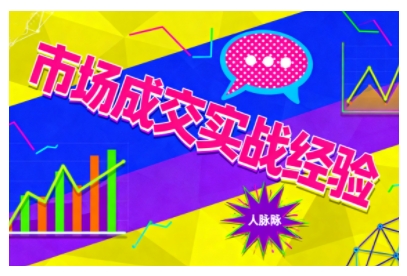 市场成交实战经验,从认知觉醒到实操落地,快速掌握市场开拓与成交核心能力-第1张图片-我要自学网 市场成交实战经验,从认知觉醒到实操落地,快速掌握市场开拓与成交核心能力-第1张图片-我要自学网