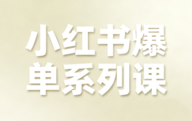 尼采老师·小红书爆单系列课-第1张图片-我要自学网 尼采老师·小红书爆单系列课-第1张图片-我要自学网