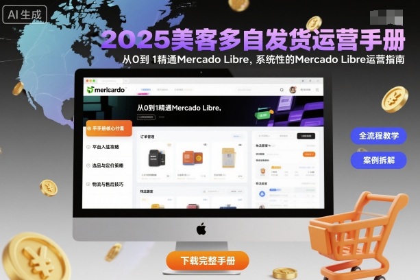 2025美客多自发货运营手册：从0到1精通Mercado Libre，系统性的Mercado Libre运营指南-第1张图片-我要自学网