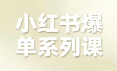 小红书爆单系列课,聚焦小红书电商全链路增长-第1张图片-我要自学网 小红书爆单系列课,聚焦小红书电商全链路增长-第1张图片-我要自学网