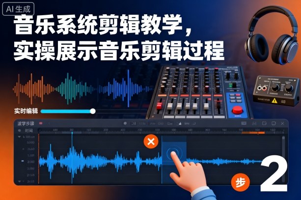 音乐系统剪辑教学,实操展示音乐剪辑过程-第1张图片-我要自学网 音乐系统剪辑教学,实操展示音乐剪辑过程-第1张图片-我要自学网